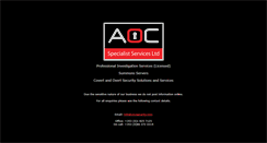 Desktop Screenshot of aocsecurity.com