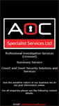 Mobile Screenshot of aocsecurity.com